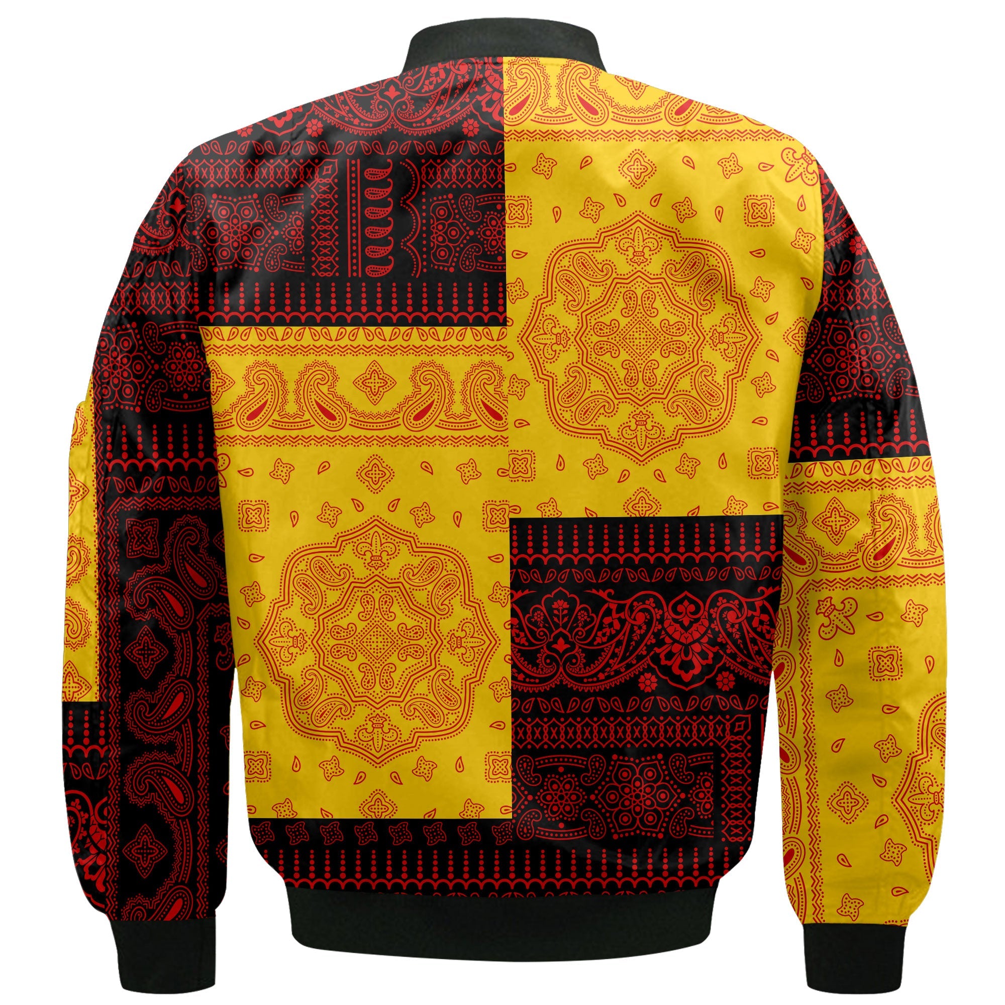 Germany Bomber Jacket Flag And Paisley Basic Style 3