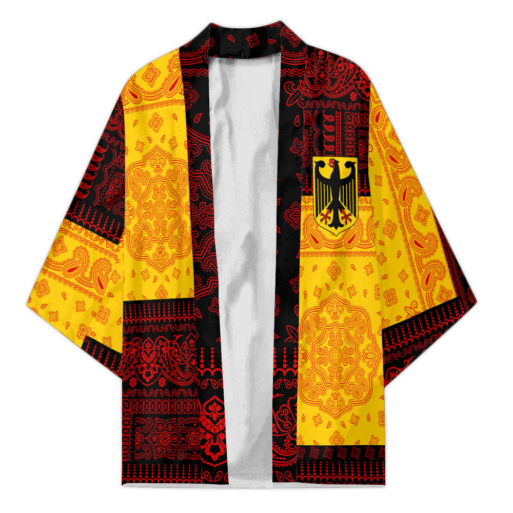 Germany Kimono Flag And Paisley Basic Style 2