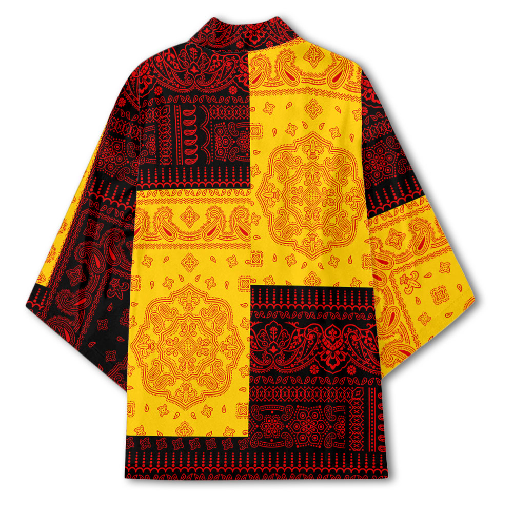 Germany Kimono Flag And Paisley Basic Style 3