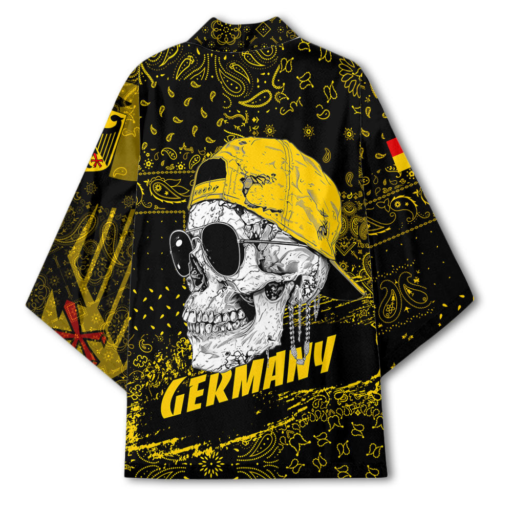 Germany Kimono Paisley Flag And Skull Style 3