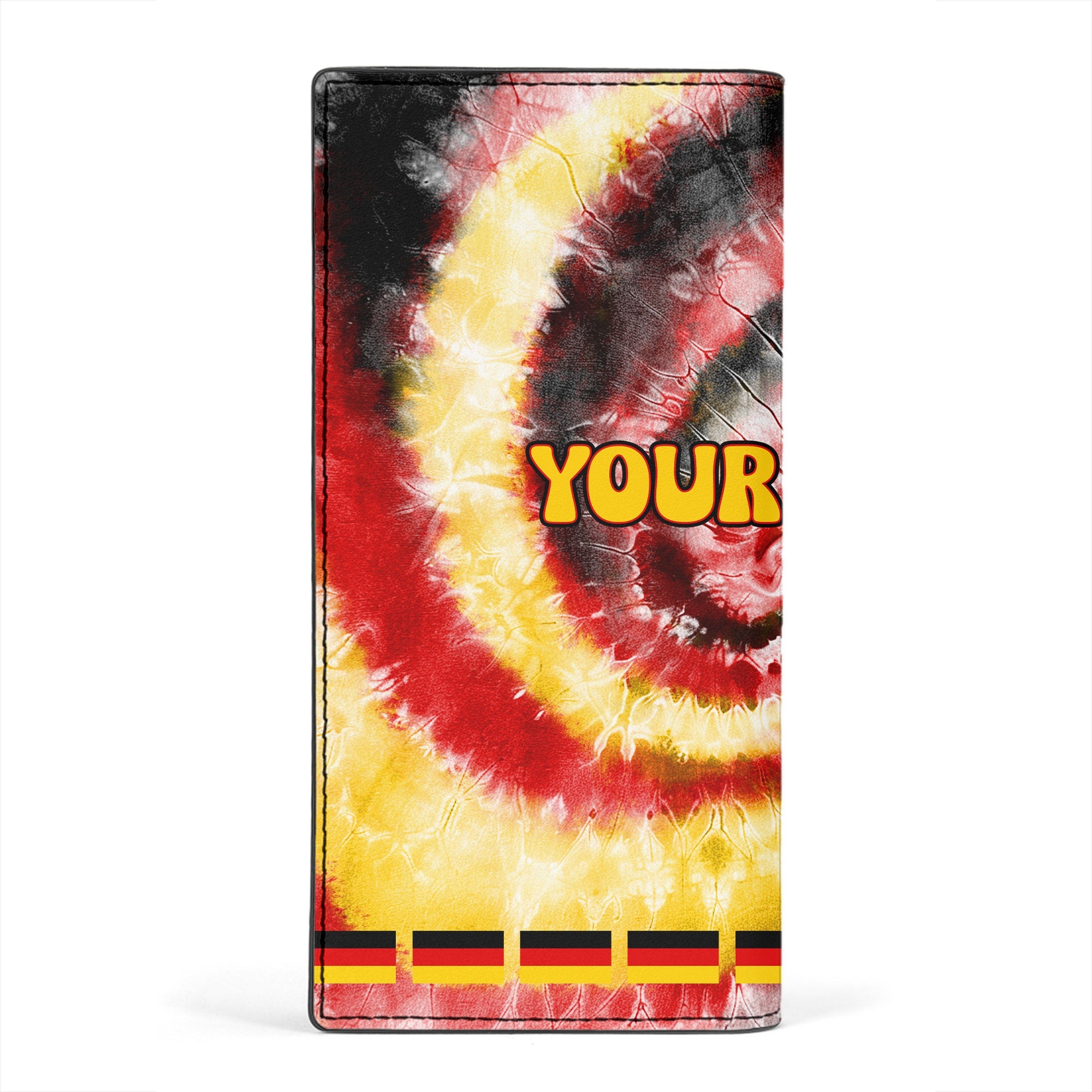 Germany Leather Wallet Custom Tie Dye Style 2