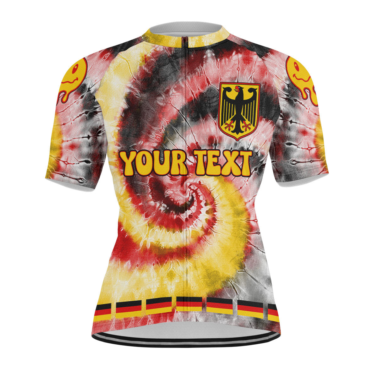 Germany Men Cycling Jersey Custom Tie Dye Style 1