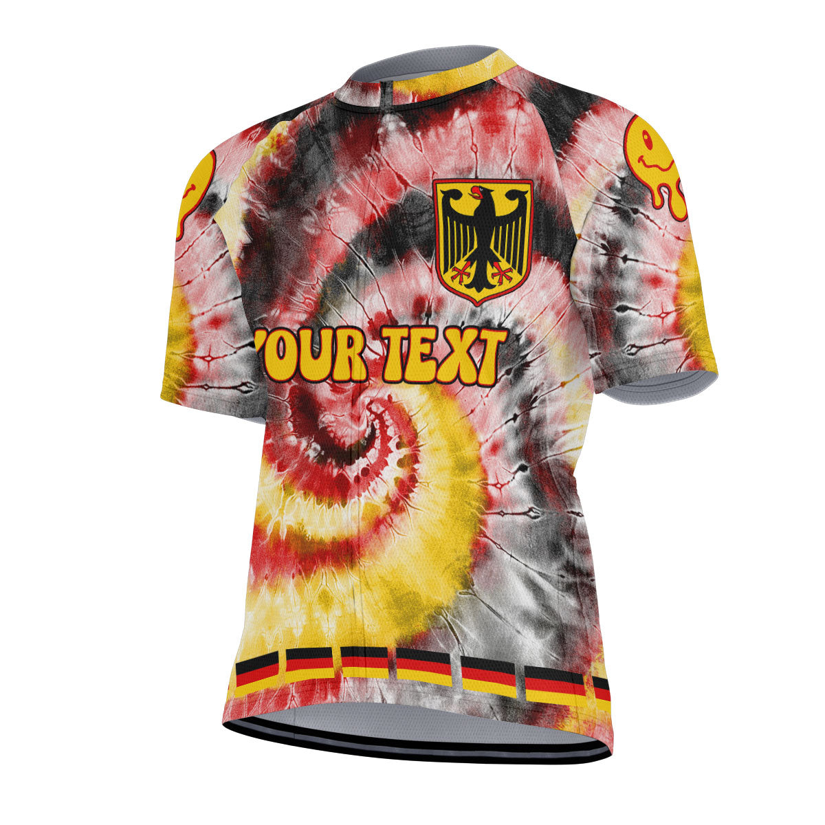 Germany Men Cycling Jersey Custom Tie Dye Style 2