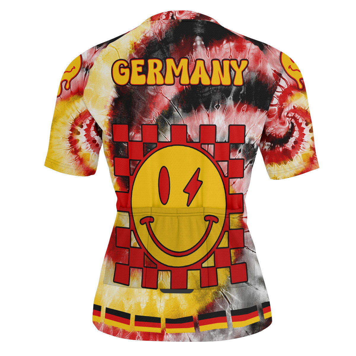 Germany Men Cycling Jersey Custom Tie Dye Style 3