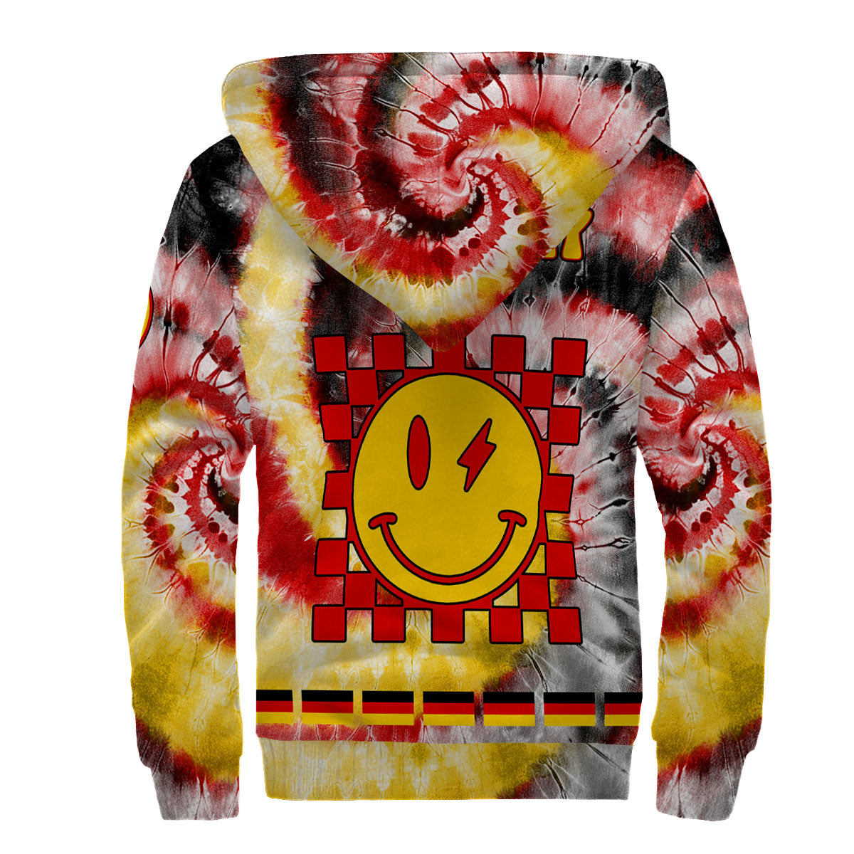 Germany Sherpa Hoodie Custom Tie Dye Style 2