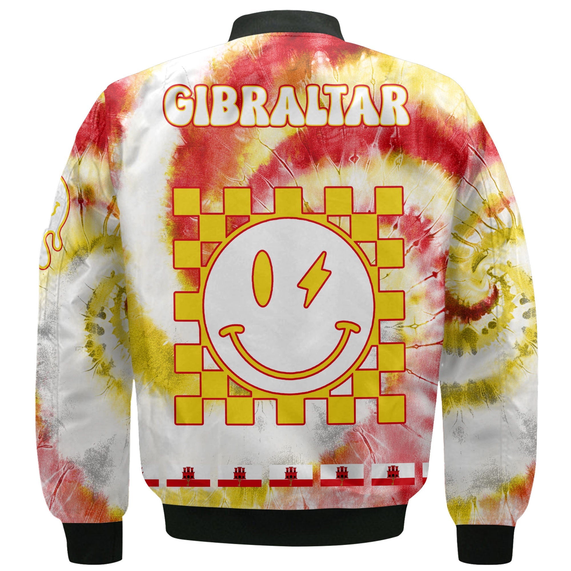 Gibraltar Bomber Jacket Custom Tie Dye Style 3