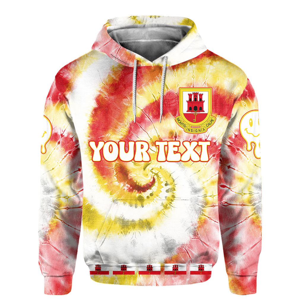 Gibraltar Hoodie Custom Tie Dye Style 2