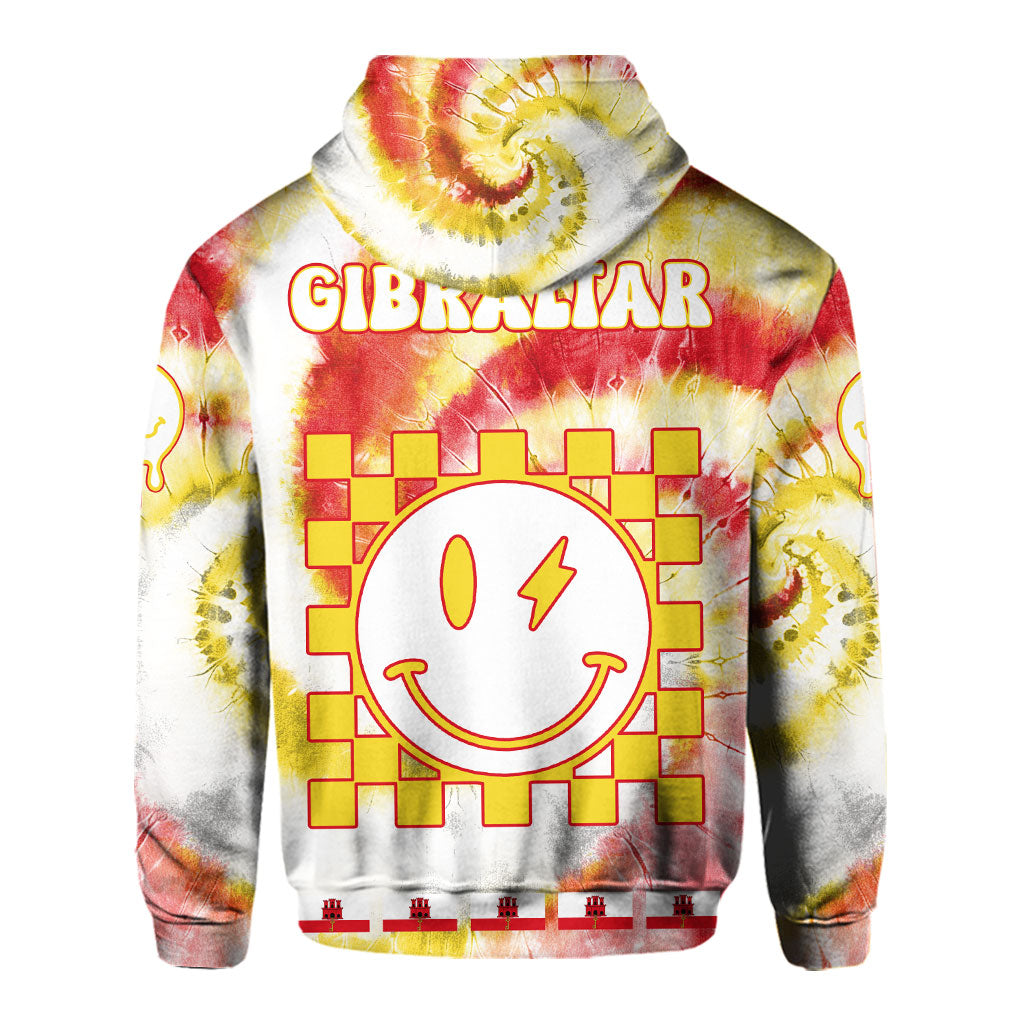 Gibraltar Hoodie Custom Tie Dye Style 3