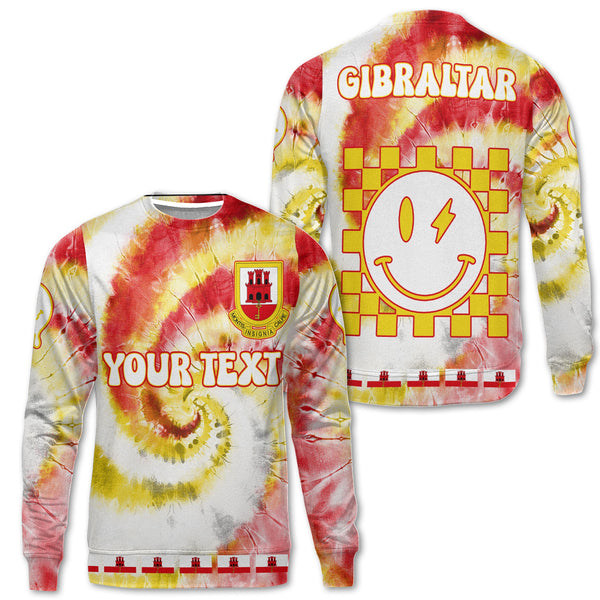 Gibraltar Sweatshirt Custom Tie Dye Style 1