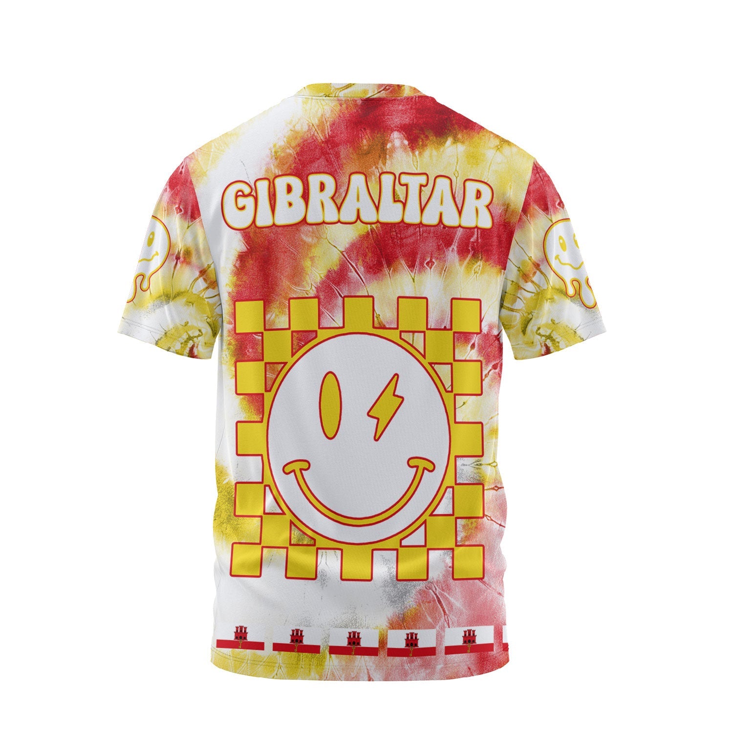 Gibraltar T Shirt Custom Tie Dye Style 2