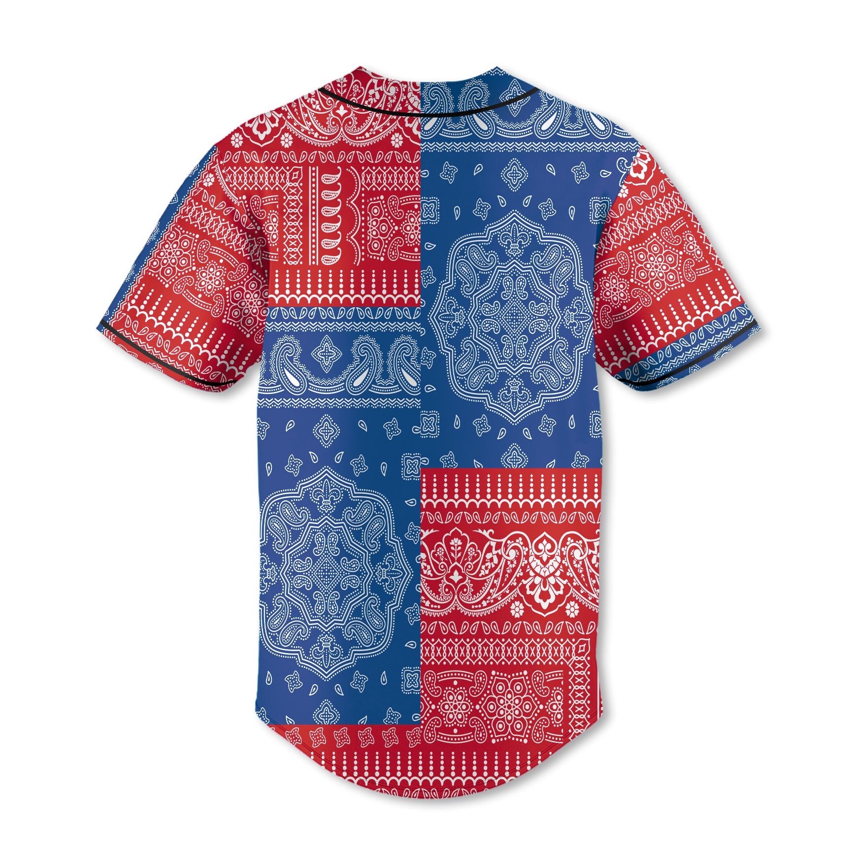 Greenland Baseball Jersey Flag And Paisley Basic Style 3