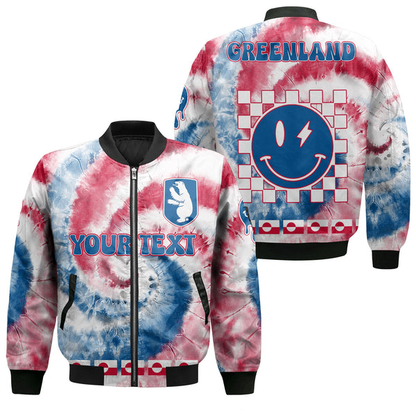 Greenland Bomber Jacket Custom Tie Dye Style 1