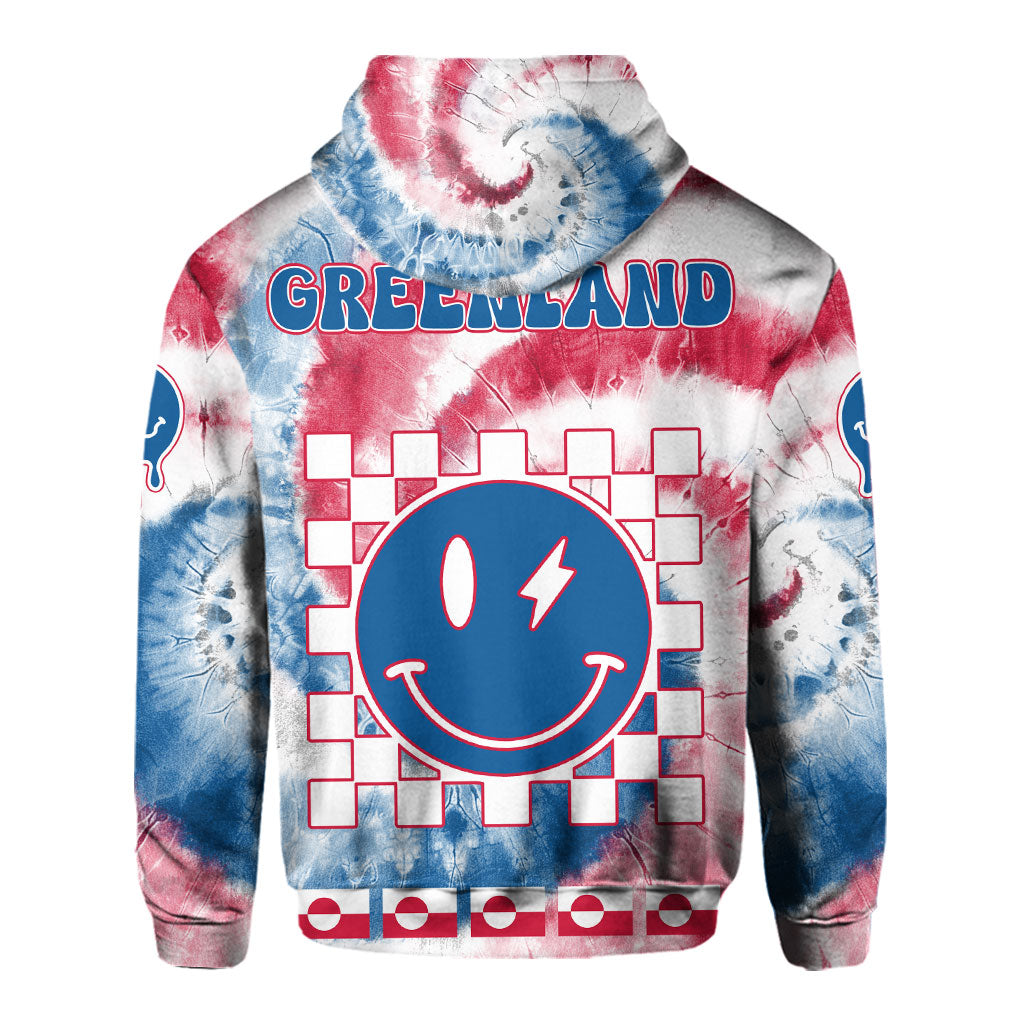 Greenland Hoodie Custom Tie Dye Style 3