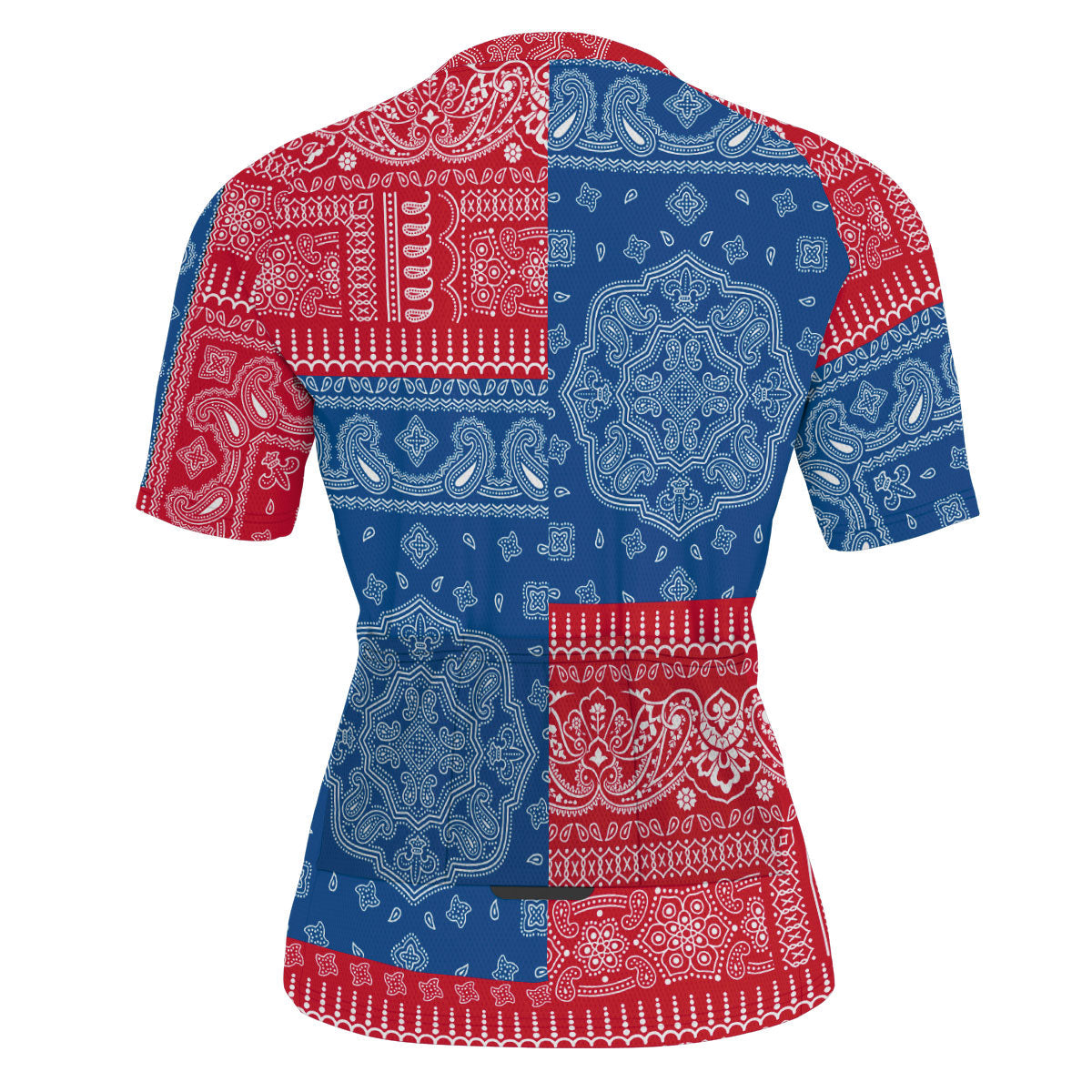 Greenland Men Cycling Jersey Flag And Paisley Basic Style 3