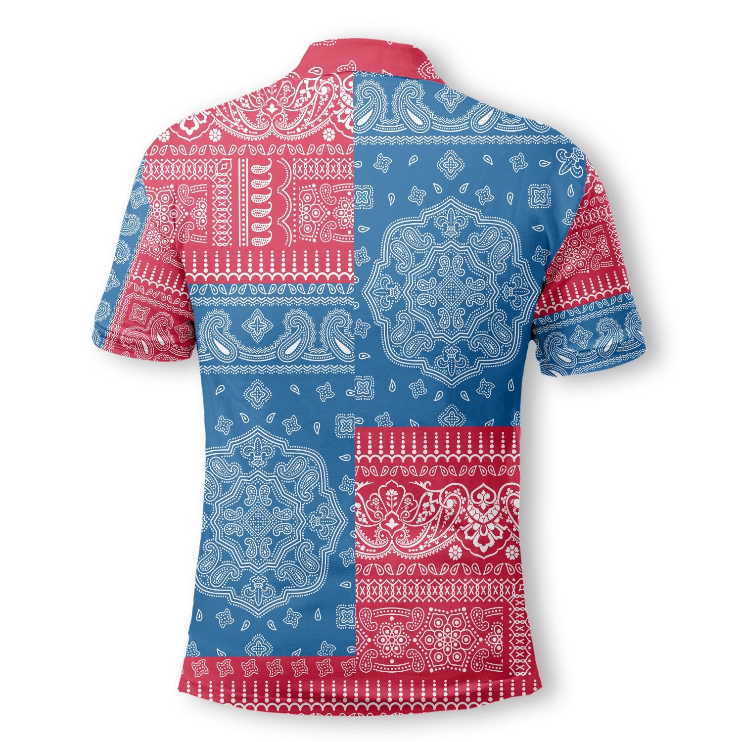 Greenland Polo Shirt Flag And Paisley Basic Style 3