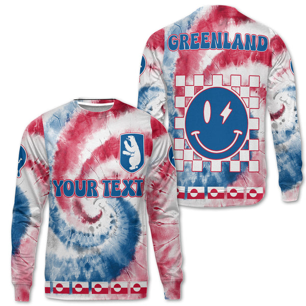 Greenland Sweatshirt Custom Tie Dye Style 1