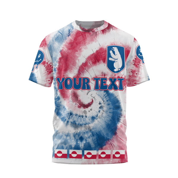 Greenland T Shirt Custom Tie Dye Style 1