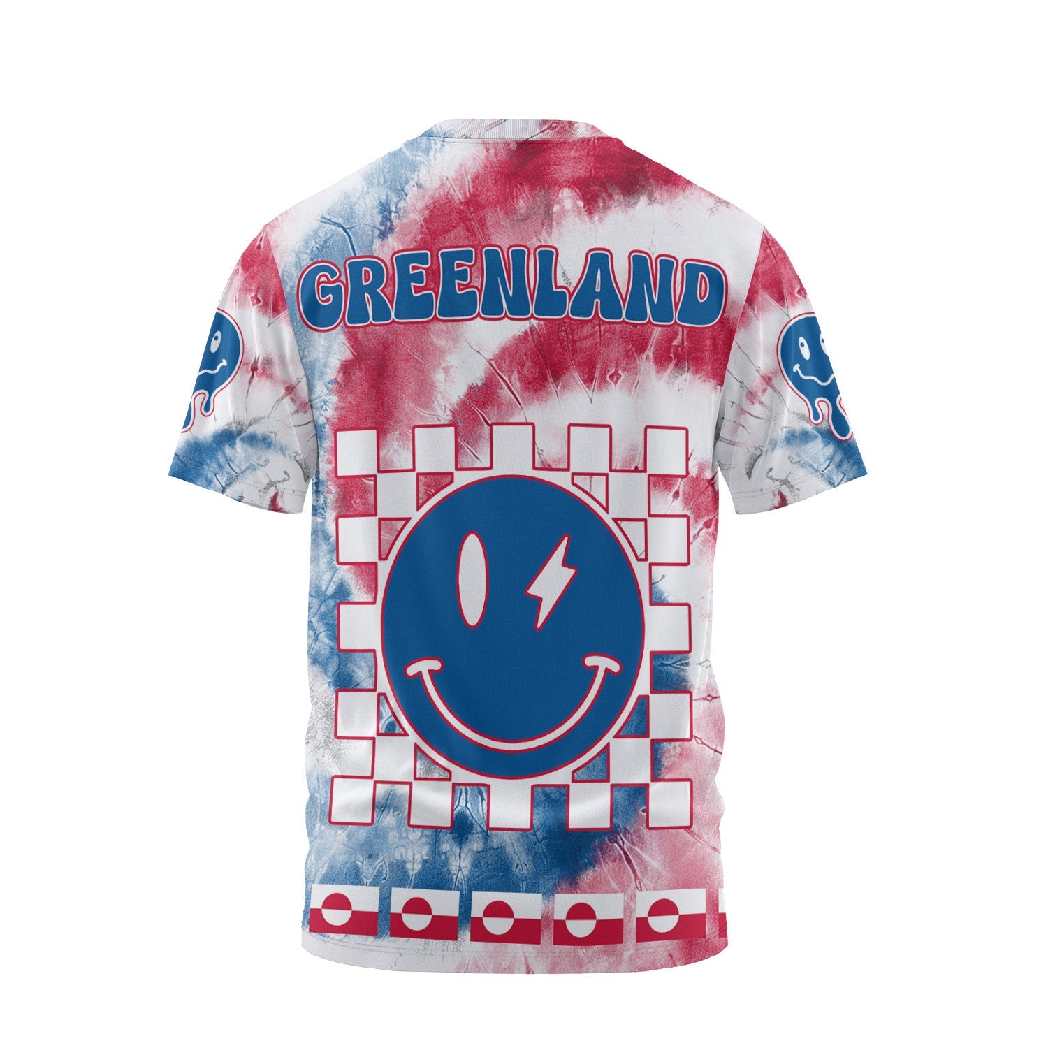 Greenland T Shirt Custom Tie Dye Style 2