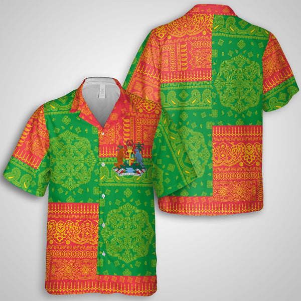 Grenada Hawaiian Shirt Flag And Paisley Basic Style 1