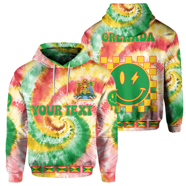 Grenada Hoodie Custom Tie Dye Style 1