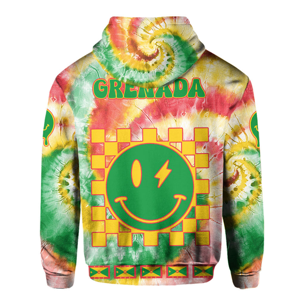 Grenada Hoodie Custom Tie Dye Style 3