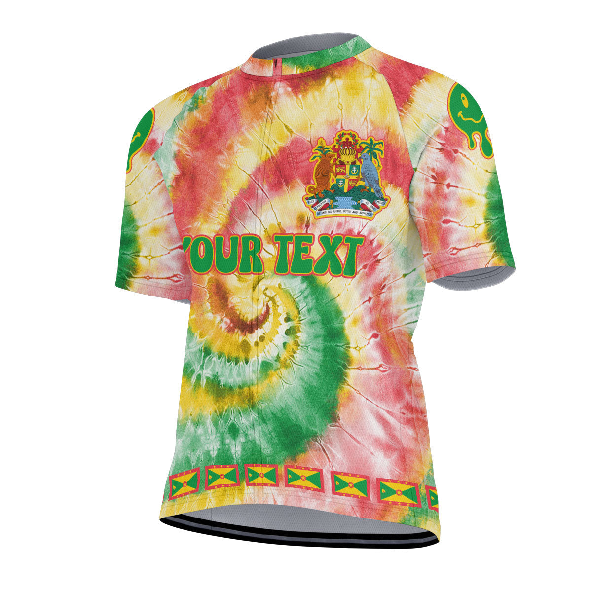 Grenada Men Cycling Jersey Custom Tie Dye Style 2