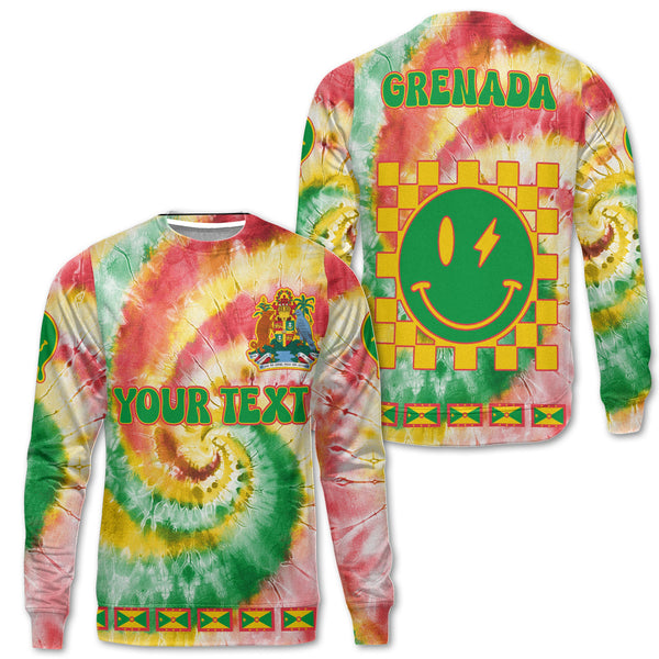 Grenada Sweatshirt Custom Tie Dye Style 1