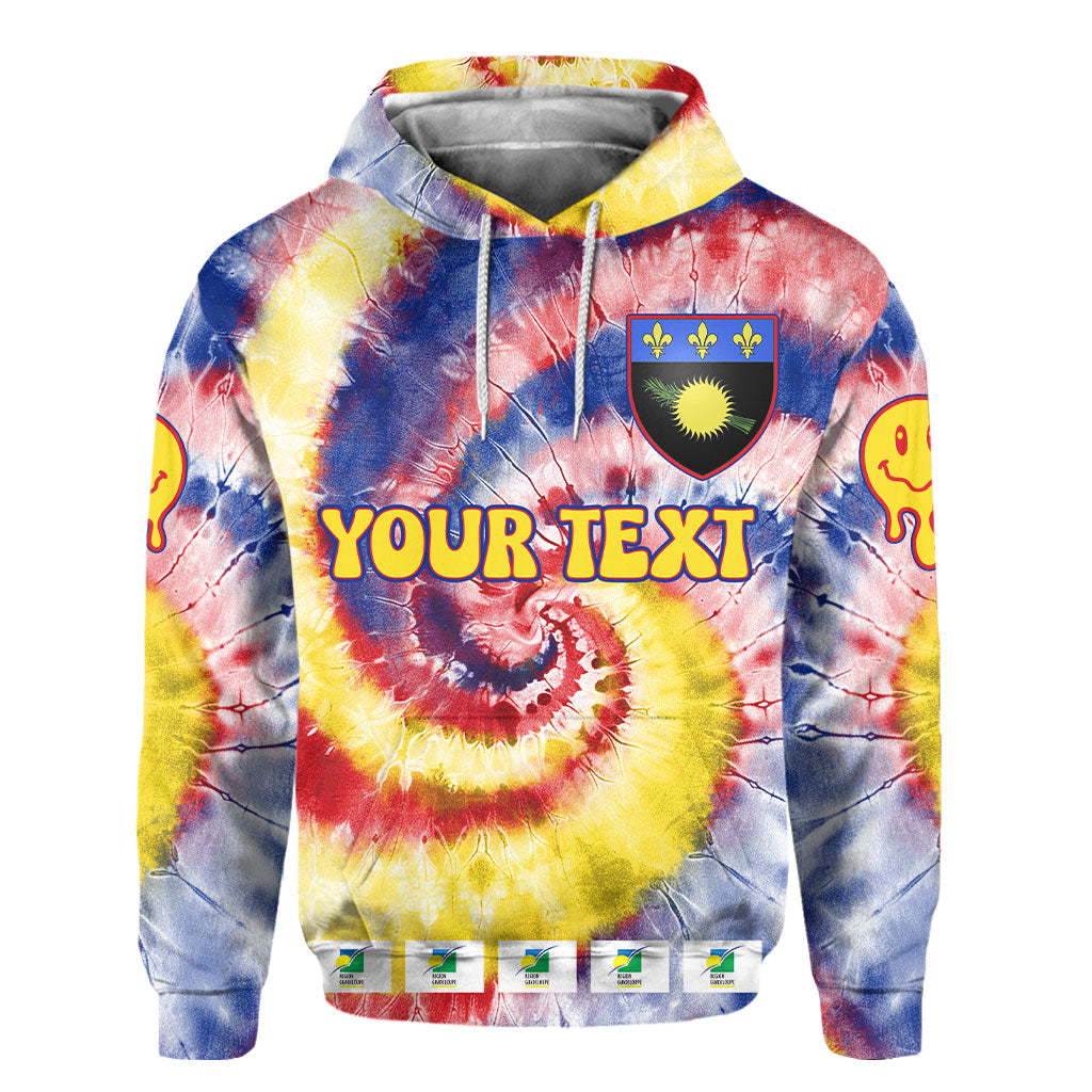 Guadeloupe Hoodie Custom Tie Dye Style 2