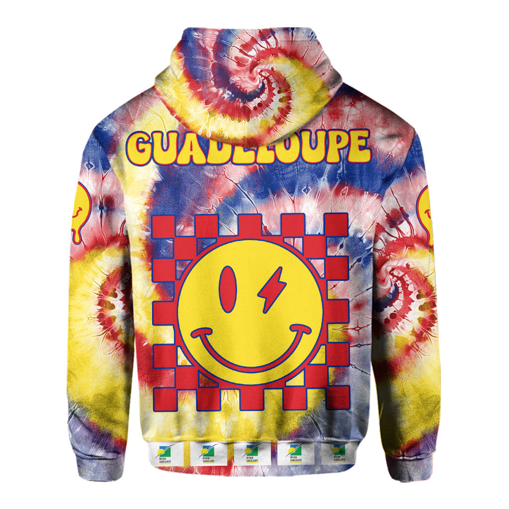 Guadeloupe Hoodie Custom Tie Dye Style 3