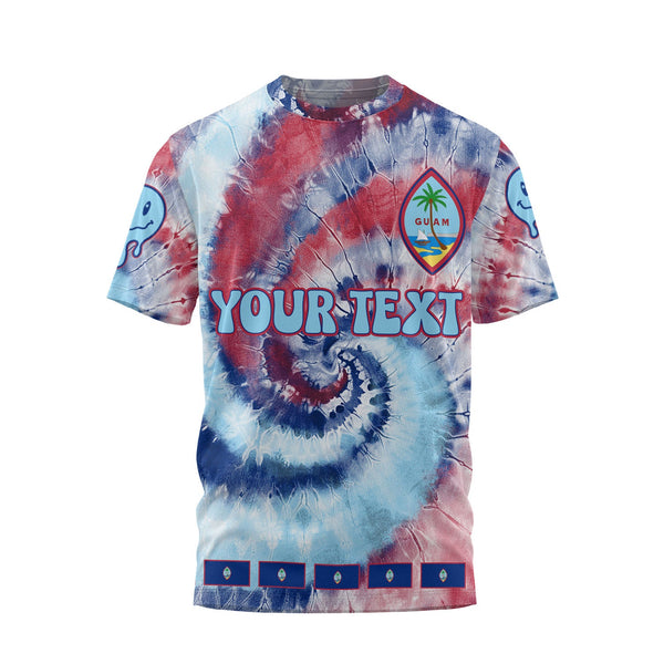 Guam T Shirt Custom Tie Dye Style 1