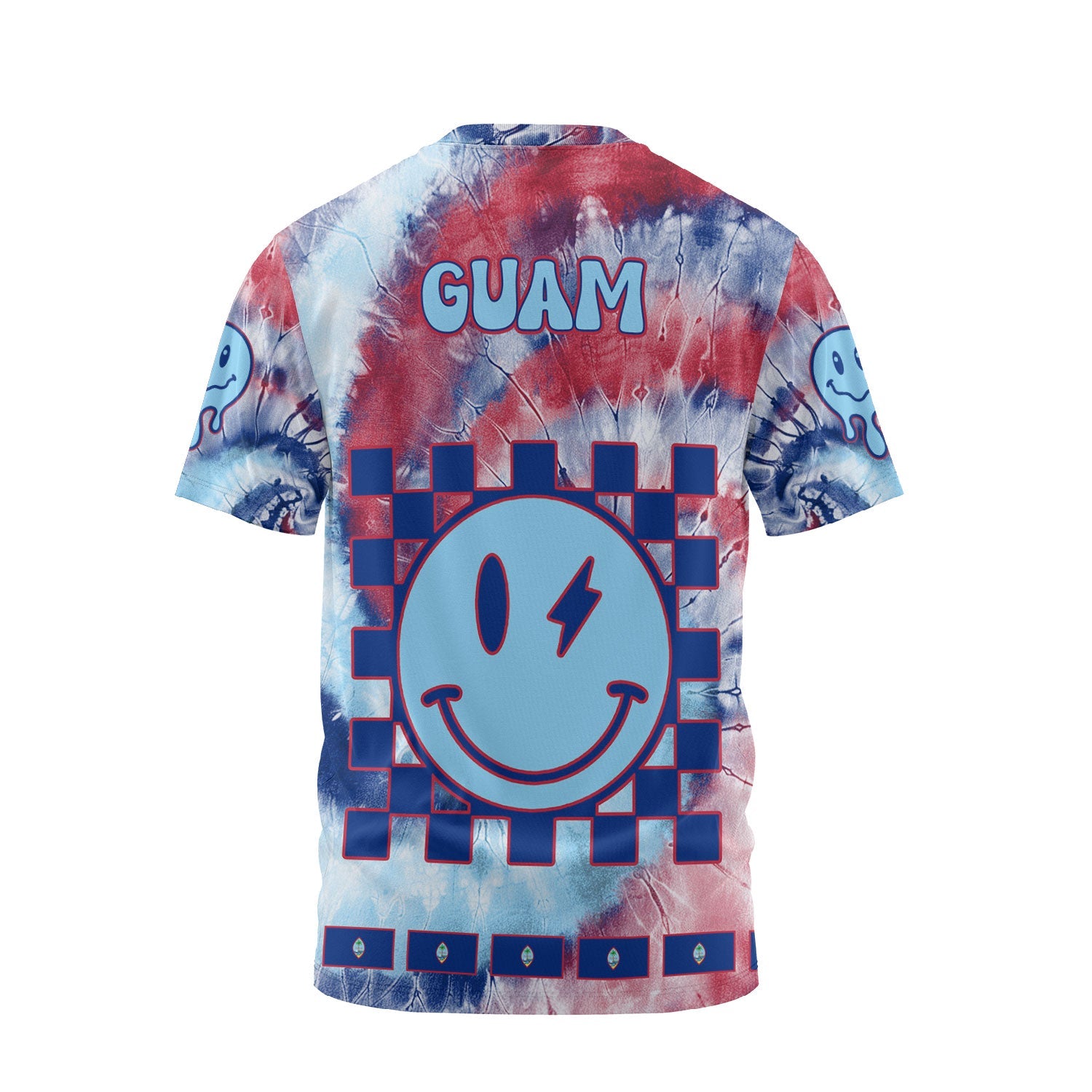 Guam T Shirt Custom Tie Dye Style 2