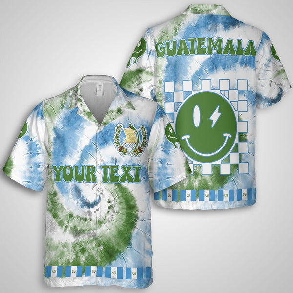 Guatemala Hawaiian Shirt Custom Tie Dye Style 1