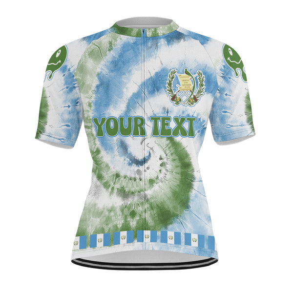 Guatemala Men Cycling Jersey Custom Tie Dye Style 1