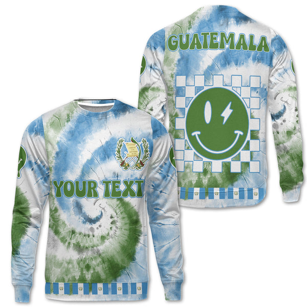 Guatemala Sweatshirt Custom Tie Dye Style 1