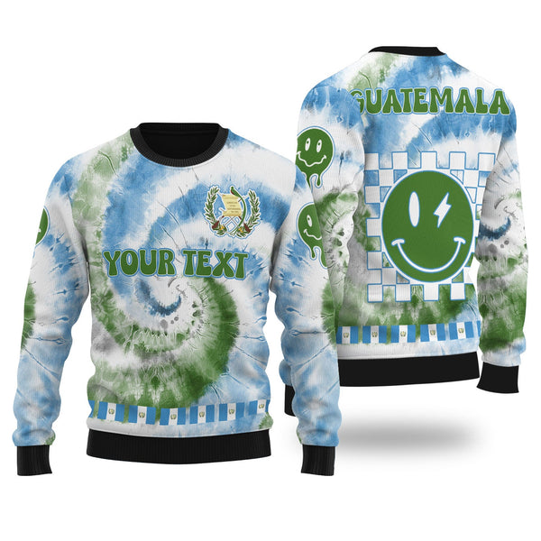 Guatemala Ugly Sweater Custom Tie Dye Style 1