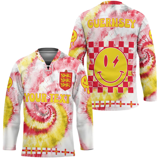 Guernsey Hockey Jersey Custom Tie Dye Style 1