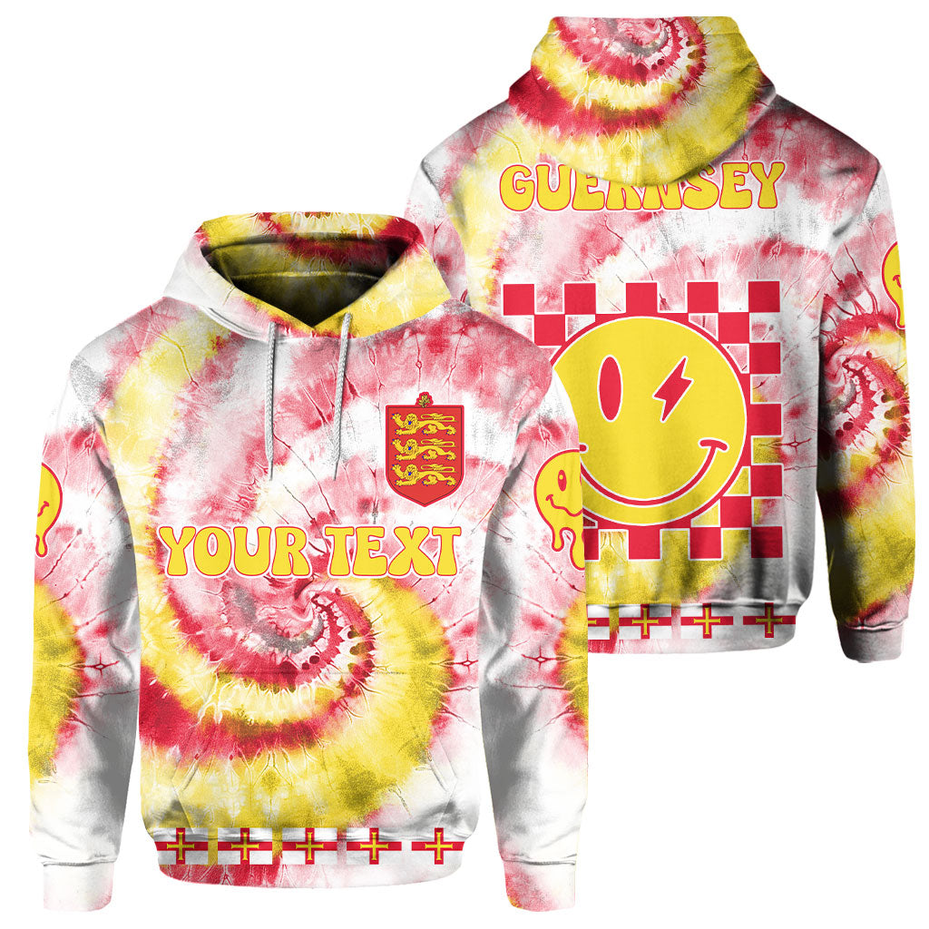 Guernsey Hoodie Custom Tie Dye Style 1