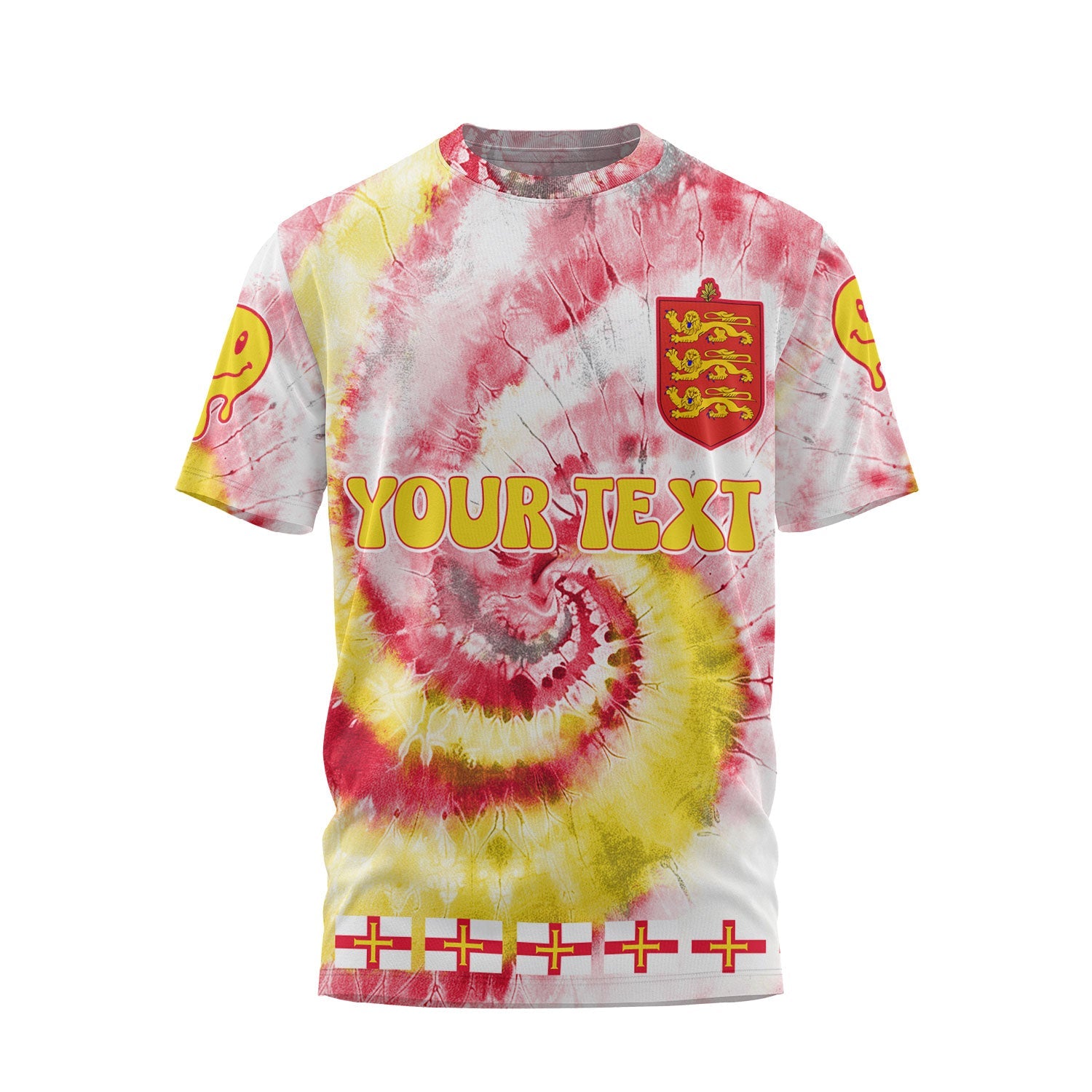 Guernsey T Shirt Custom Tie Dye Style 1