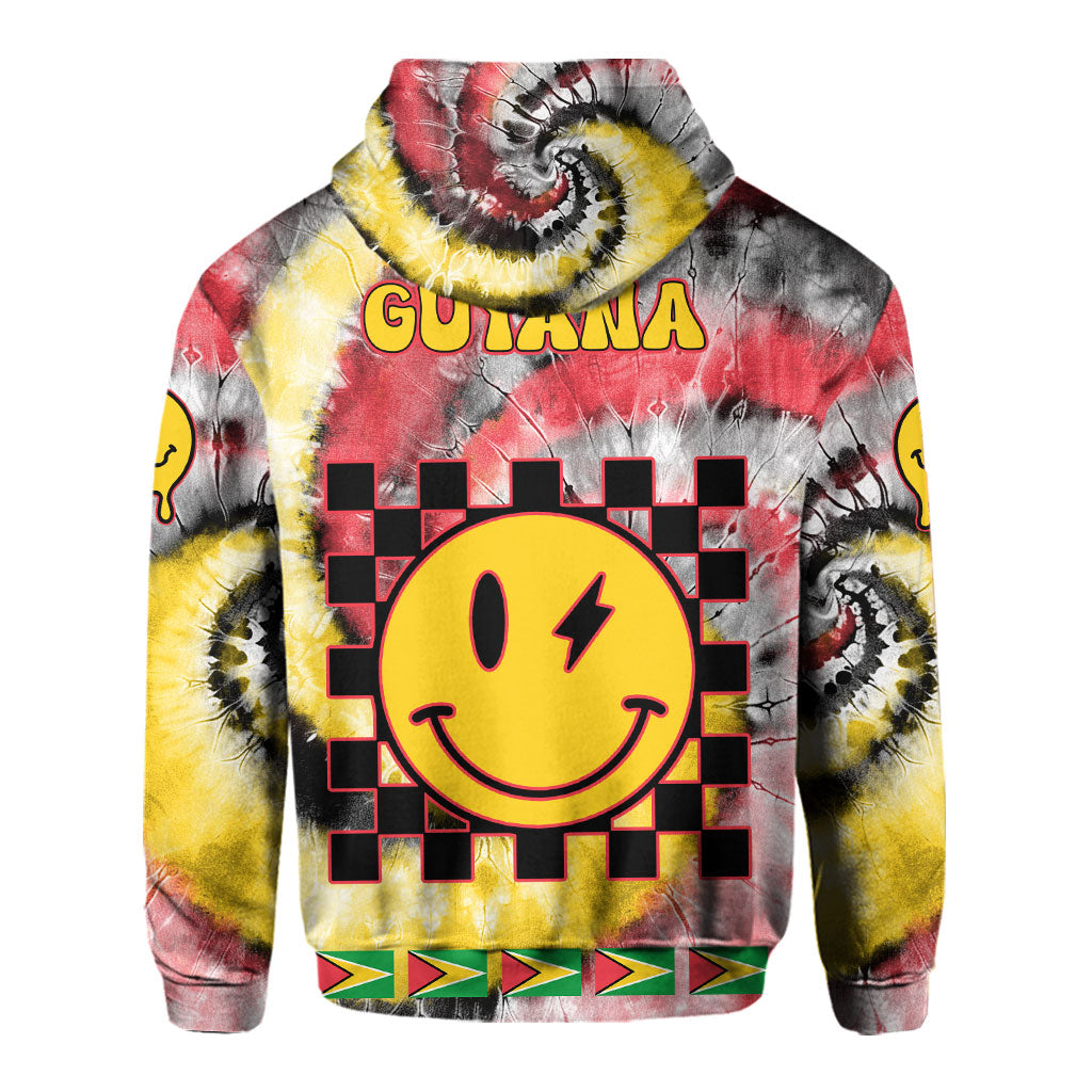 Guyana Hoodie Custom Tie Dye Style 3