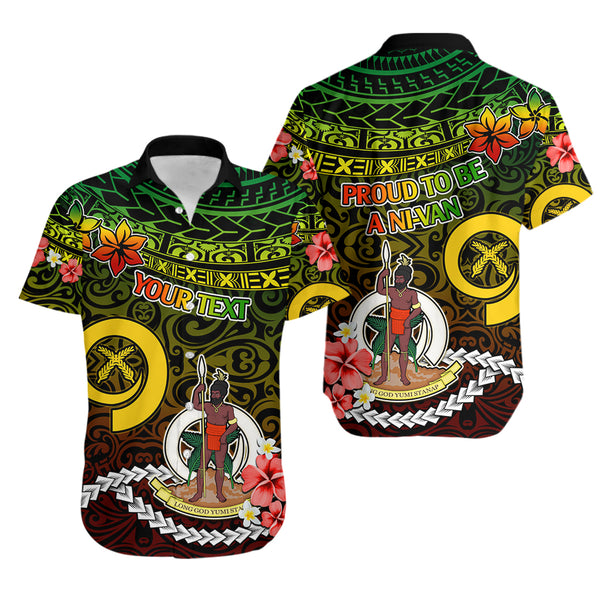 Custom Vanuatu Hawaiian Shirt Happy Independence Day 2023 Polynesian Tribal Proud To Be A Ni Van - LH1