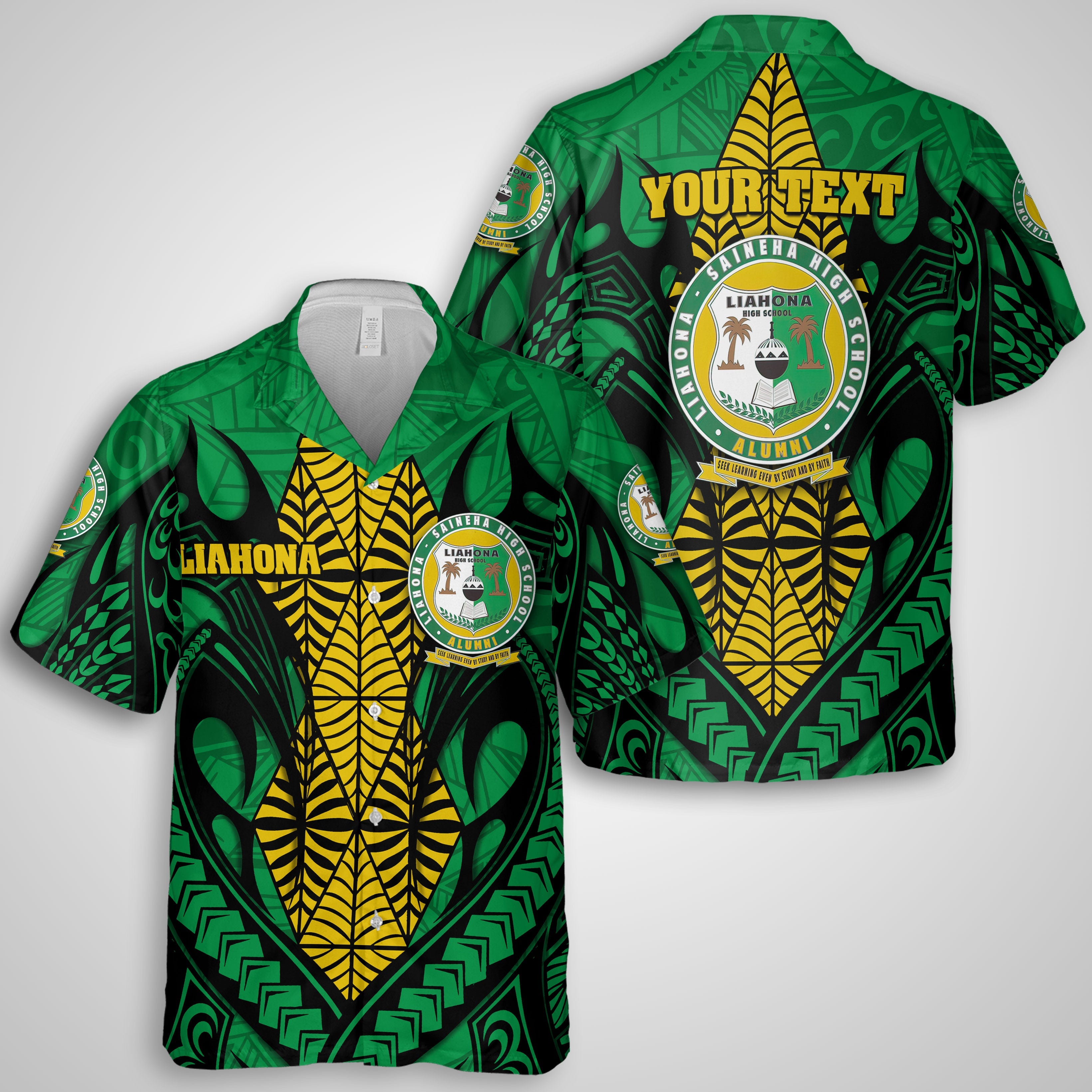 Custom Tonga Liahona High School Hawaiian Dress & Shirt Matching Couple