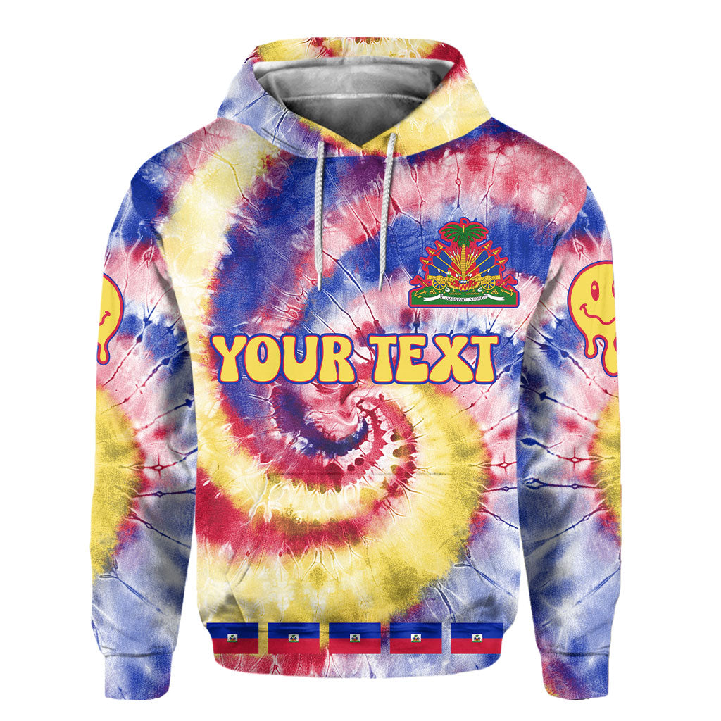 Haiti Hoodie Custom Tie Dye Style 2