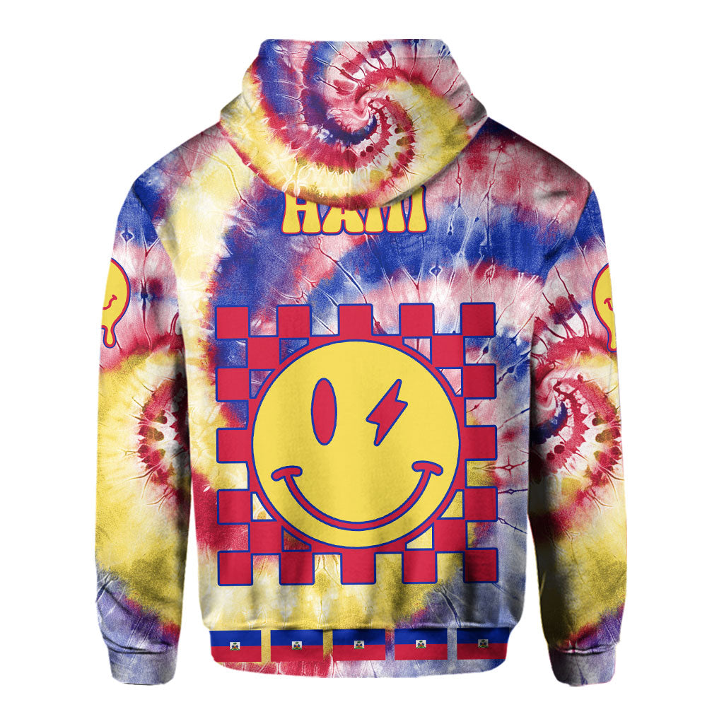 Haiti Hoodie Custom Tie Dye Style 3