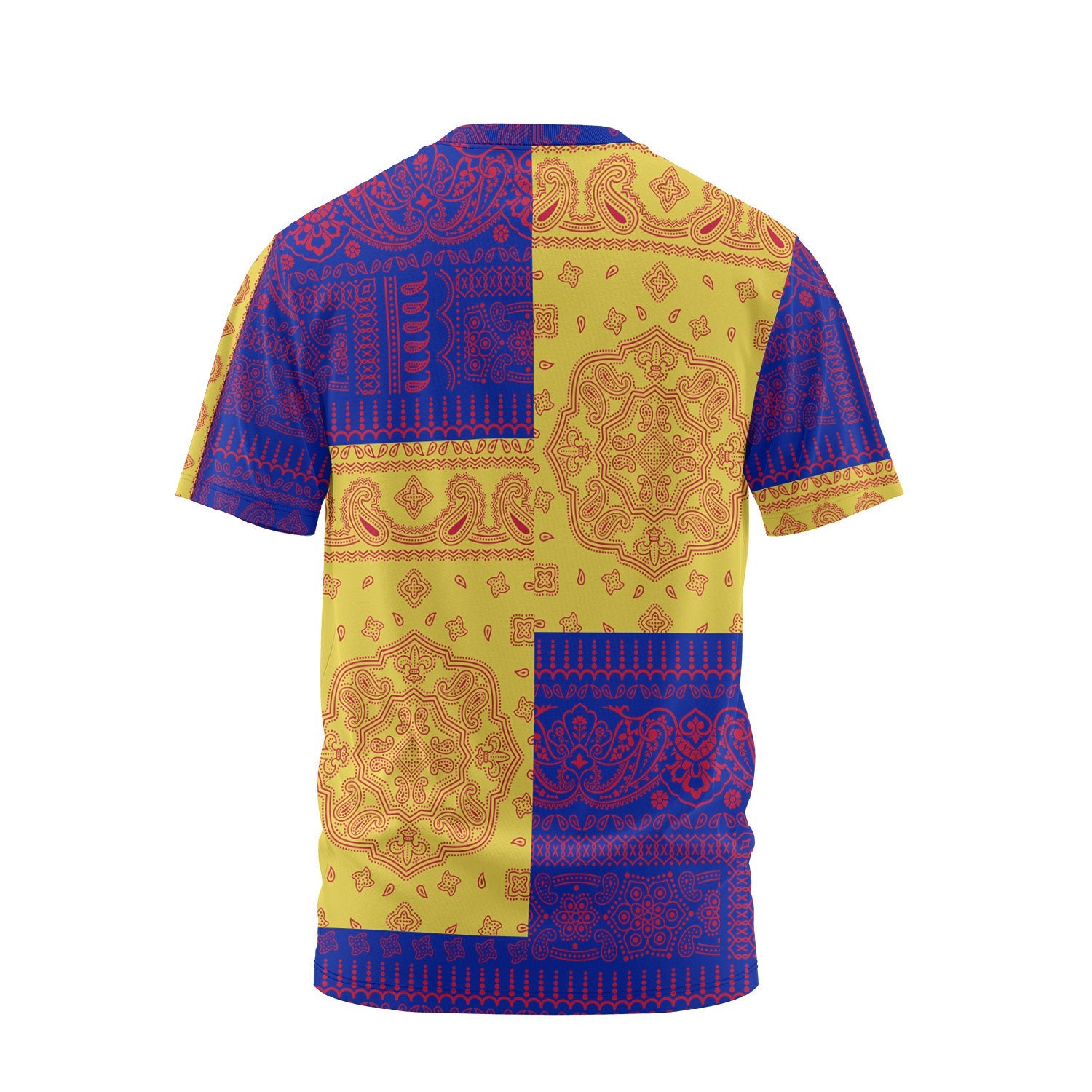 Haiti T Shirt Flag And Paisley Basic Style 3