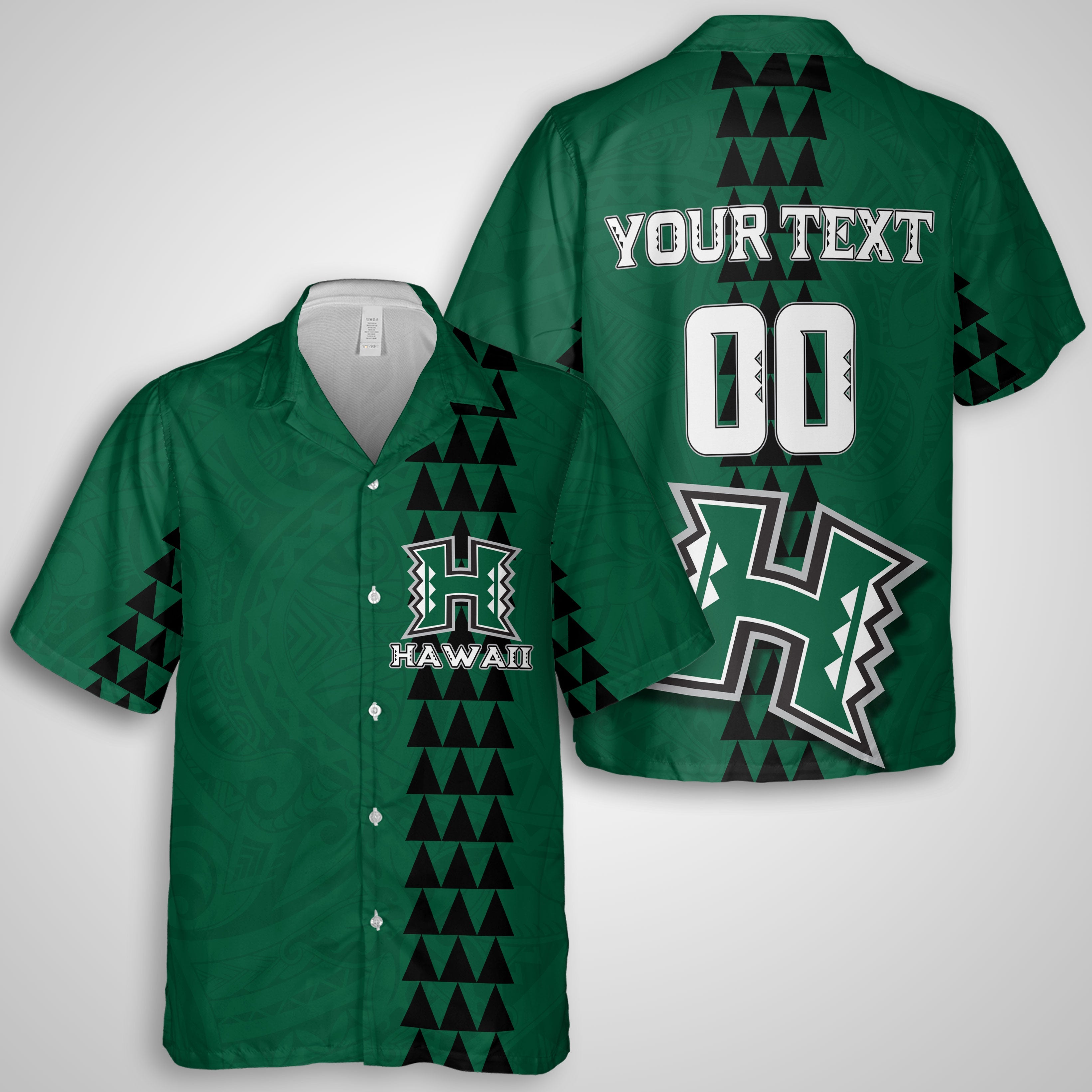 Custom Hawaii Rainbow Warriors Rugby Hawaiian Dress & Shirt Matching Couple