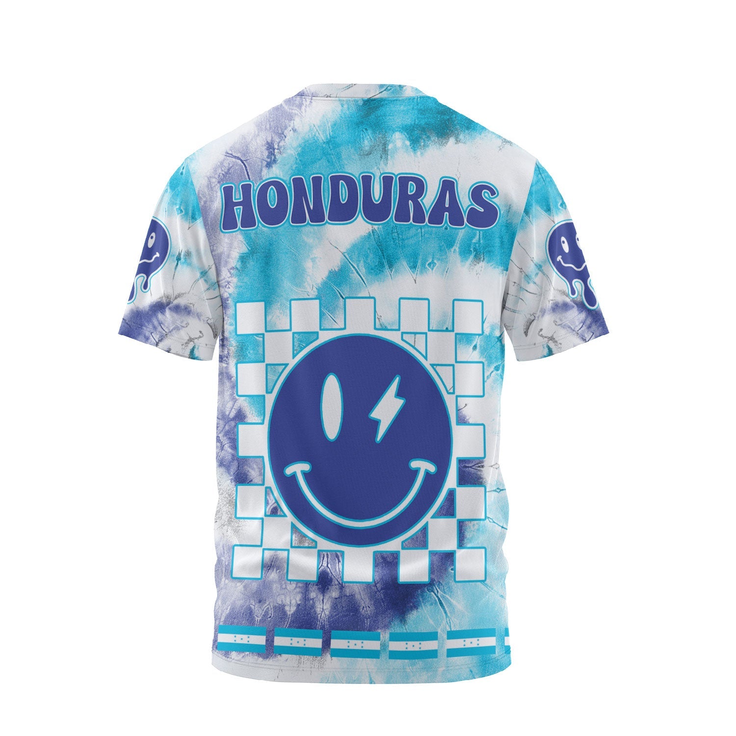 Honduras T Shirt Custom Tie Dye Style 2