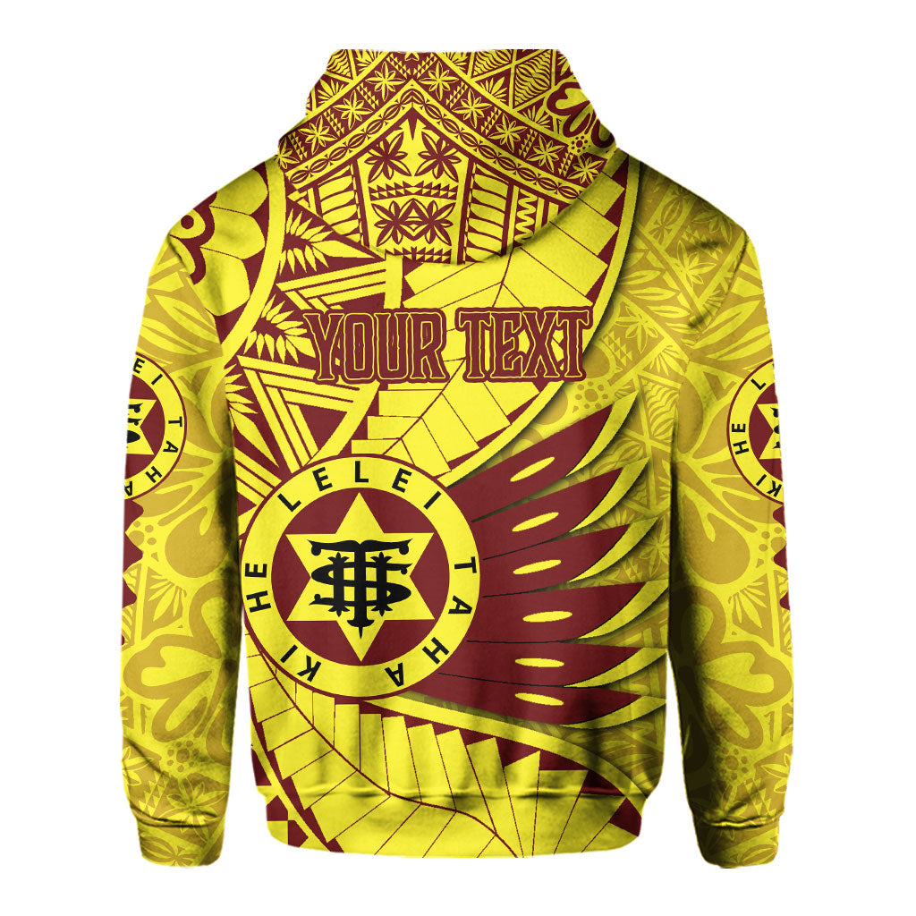 Custom Tonga High School Hoodie Tonga Golden Style