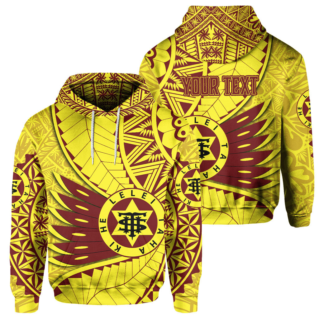 Custom Tonga High School Hoodie Tonga Golden Style