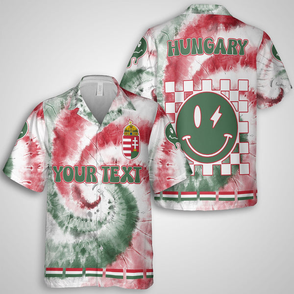 Hungary Hawaiian Shirt Custom Tie Dye Style 1