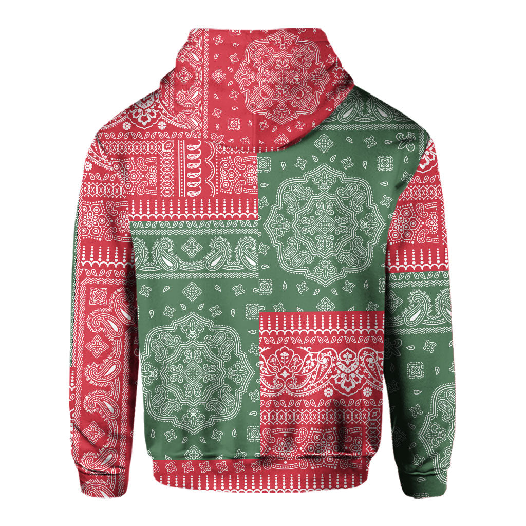 Hungary Hoodie Flag And Paisley Basic Style 3